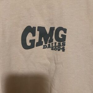 GMG Beige Short Sleeve Tee